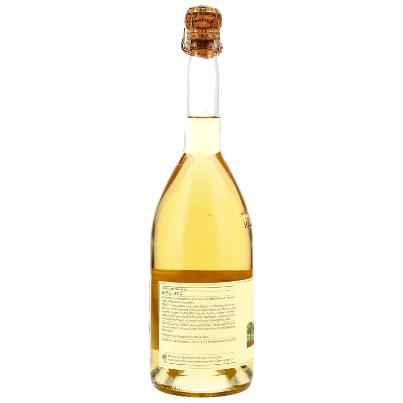 Weißduftig Alkoholfrei - MHD Artikel - Manufaktur Jörg Geiger - Image 3